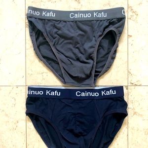 2 NEW Men’s BIKINI Briefs - Sz S